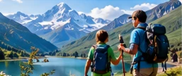Mountains and lakes in Georgia